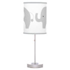 Lampe à éléphant gris