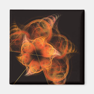Lampe Abstrait Art Carré Magnet