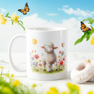 Lampe d'aquarelle de printemps - Mug d'enfant