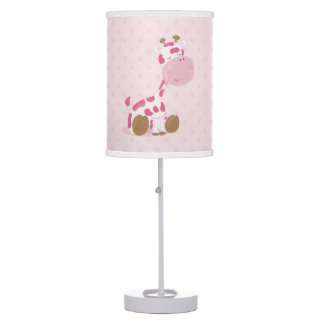 Lampe De Bureau Baby Safari rose couchage Giraffe Nursery Art Cade