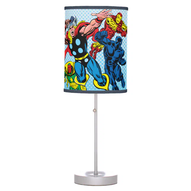 Lampe De Bureau Graphique de Marvel Avengers des années 60