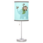 Lampe de pépinière Blue Elephant and Monkey