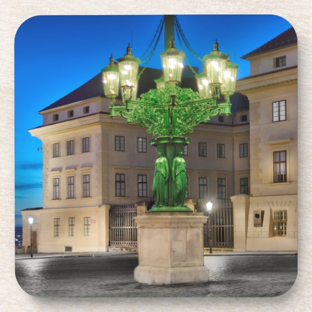 Lampe de Prague Hradcany Nuit Dessous de Verre en  (Devant)