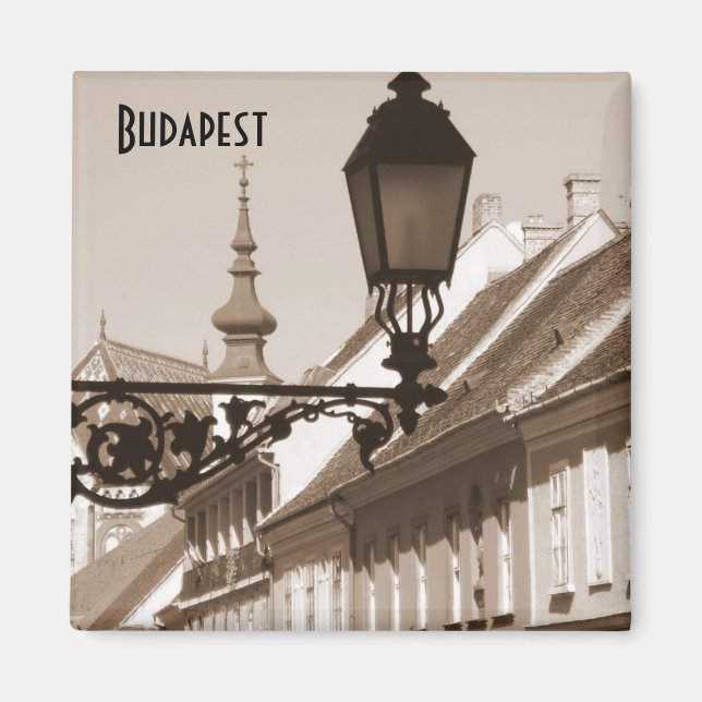 Lampe de rue - aimant (Devant)