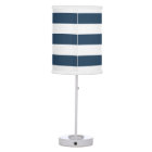 Lampe de table en Gras Bleu et Blanc Marine