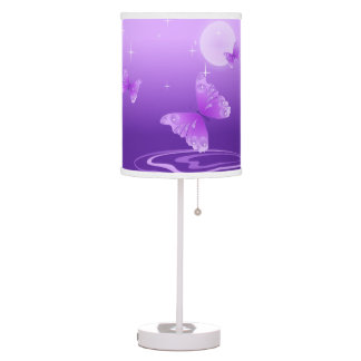 Lampe De Table Papillons pourpres
