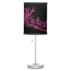 Lampe de table rose