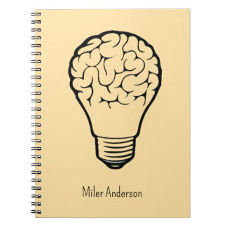 Lampe du cerveau - Cahier de réflexion créative - 