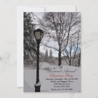 Lampe Post Fête Invitation