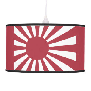 Lampe Suspendue Drapeau du soleil levant impérial du Japon, Edo à 