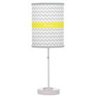 Lt Gray Wht Chevron Yellow Monogram