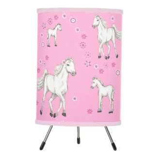 Lampe Tripod Cheval blanc