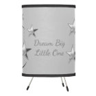 Gris avec lune d'argent et étoiles avec nom