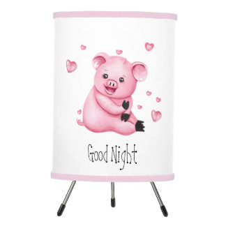 Lampe Tripod Joli petit porc