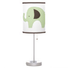 Lampe verte à éléphant