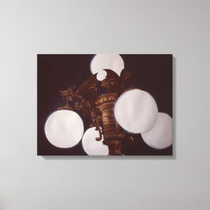 Lamplight From Demons Canvas Print