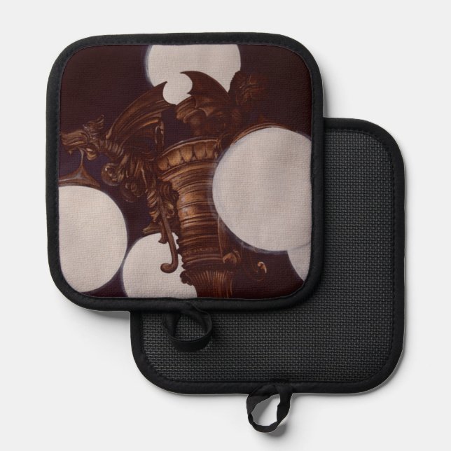 Lamplight from Demon's Wings Pot Holder (Front/Back)