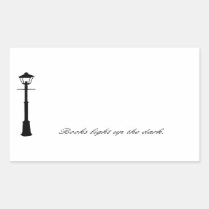 Lamppost Sticker Bookplate