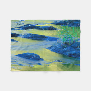 Lamprey River   New Hampshire Fleece Blanket