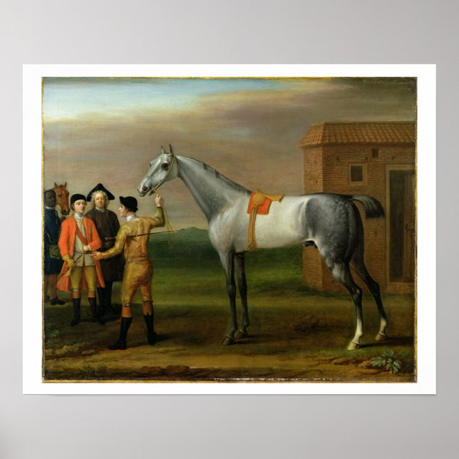 Lamprey, with his owner, Sir William Morgan, at Ne Poster (Front)