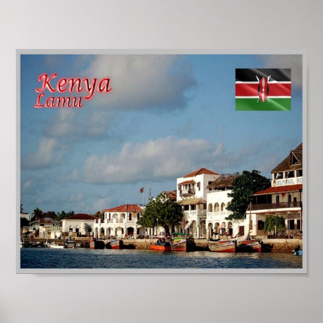 Lamu - Kenya - Panorama - Poster (Front)