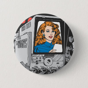 Lana Lang on Camera 2 Inch Round Button