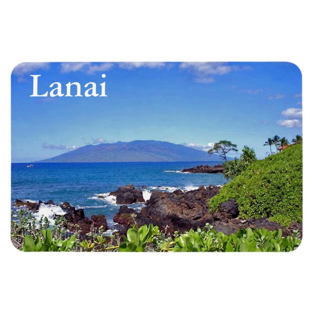 Lanai from Maui Magnet (Horizontal)