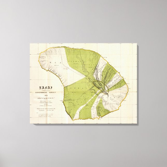 Lanai, Hawaii Canvas Print (Front)