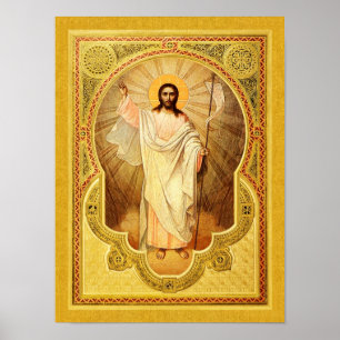 L'Anastasie - Christ est ressuscité! Affiche d'icô