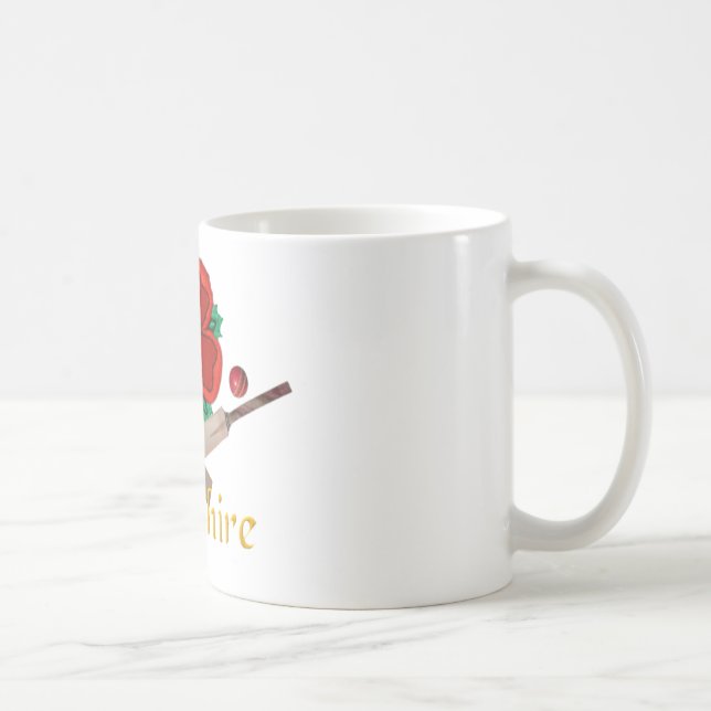 Lancashire Cricket Mug (Right)