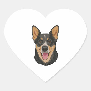 Lancashire Heeler Cuteness Classic T-Shirt Heart Sticker