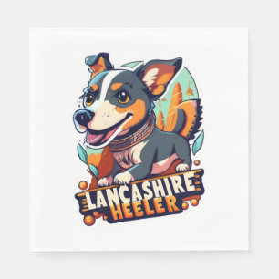 Lancashire Heeler Napkin