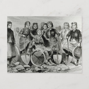 Lancashire Pit-Brow Women Postcard