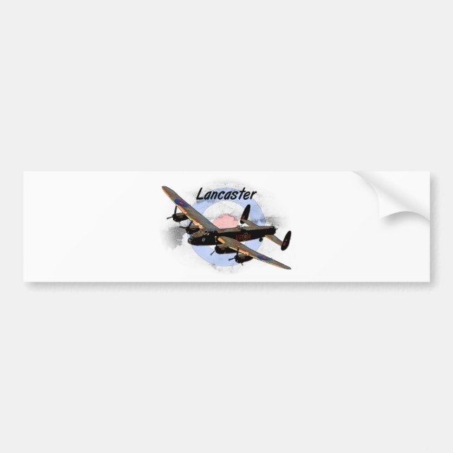 Lancaster Bomber Bumper Sticker (Front)