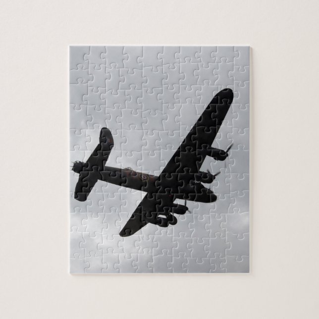 Lancaster Bomber Overhead Jigsaw Puzzle (Vertical)