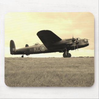Lancaster Bomber Sepia Tone Mouse Pad
