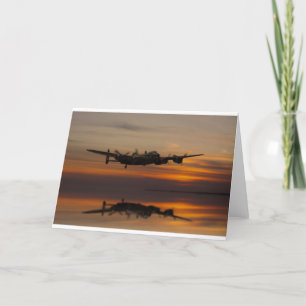 lancaster Bomber the home stretch Card