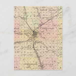 Lancaster County, Nebraska Postcard