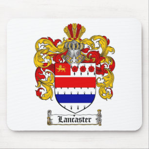 LANCASTER FAMILY CREST -  LANCASTER COAT OF ARMS MOUSE PAD
