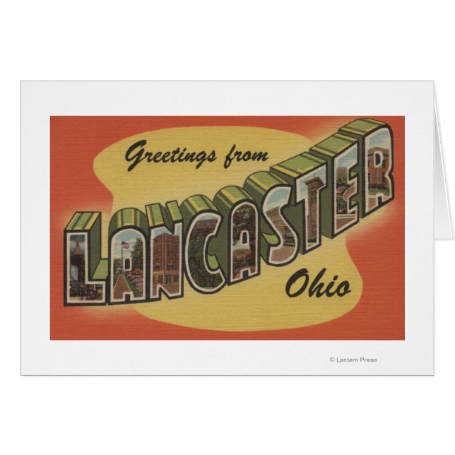 Lancaster, Ohio - Large Letter Scenes (Front Horizontal)