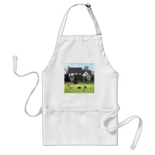 Lancaster PA - Family Farm With Cows in Pasture Standard Apron