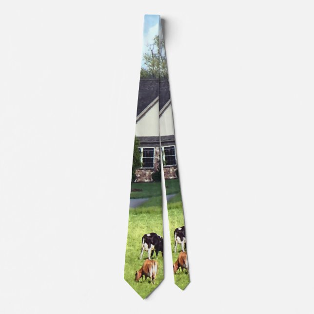 Lancaster PA - Family Farm With Cows in Pasture Tie (Front)