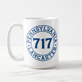 Lancaster Pennsylvania 717 Area Code Coffee Mug