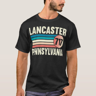 Lancaster Pennsylvania 717 Area Code T-Shirt