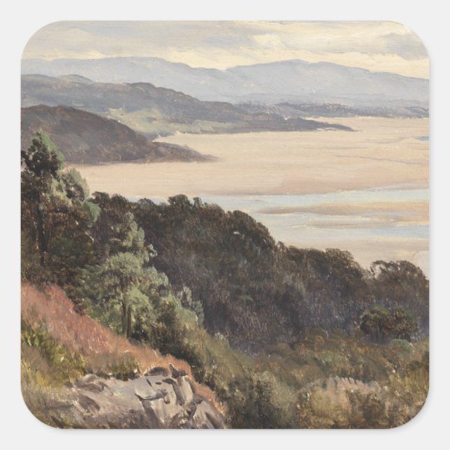 Lancaster Sands Square Sticker (Front)