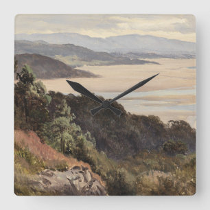 Lancaster Sands Square Wall Clock