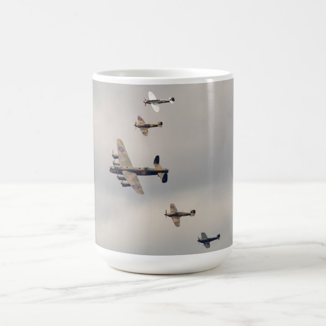 Lancaster, Spitfire & Hurricane Coffee Mug (Center)