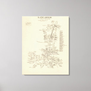 Lancaster, town of Lancaster Canvas Print