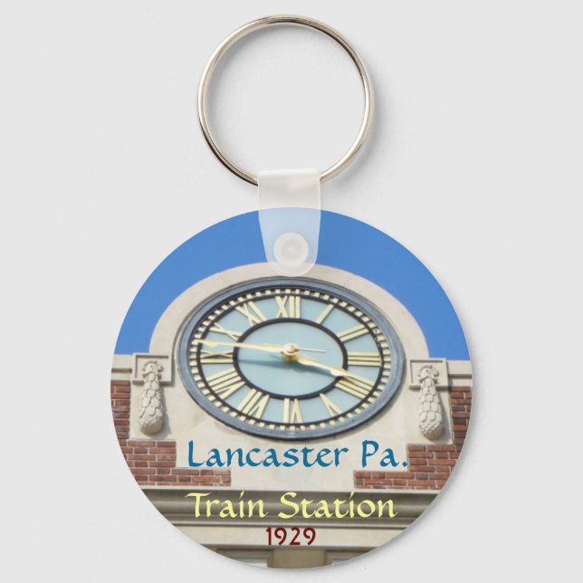 Lancaster Train Station Keychain (Front)