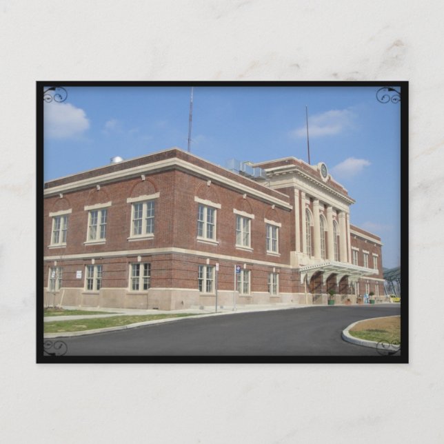 Lancaster TRAIN Station Postcard. Add Text. Postcard (Front)